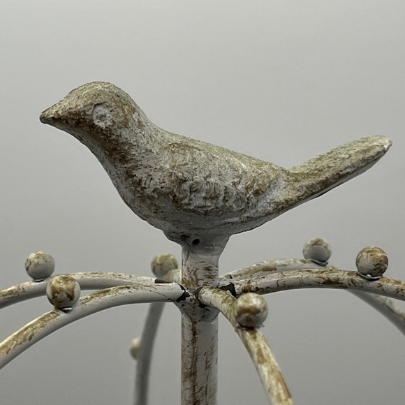 Jewelry Stand Quaint Metal Bird Design - Picture 3 of 13